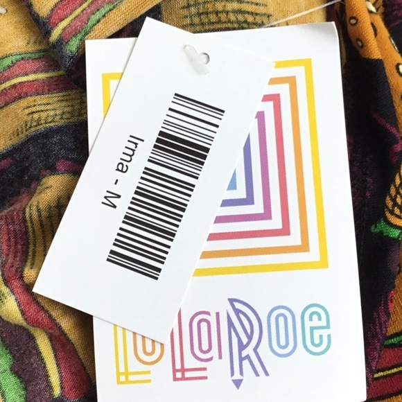 LuLaRoe Hamburger Irma, Size M NWT - Picture 5 of 5